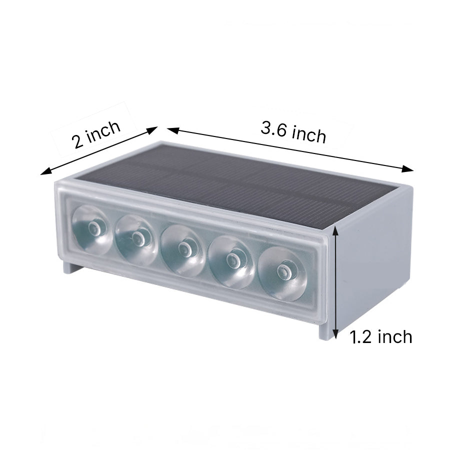 Rosa Solar Modern ABS Outdoor Step Light Fixtures