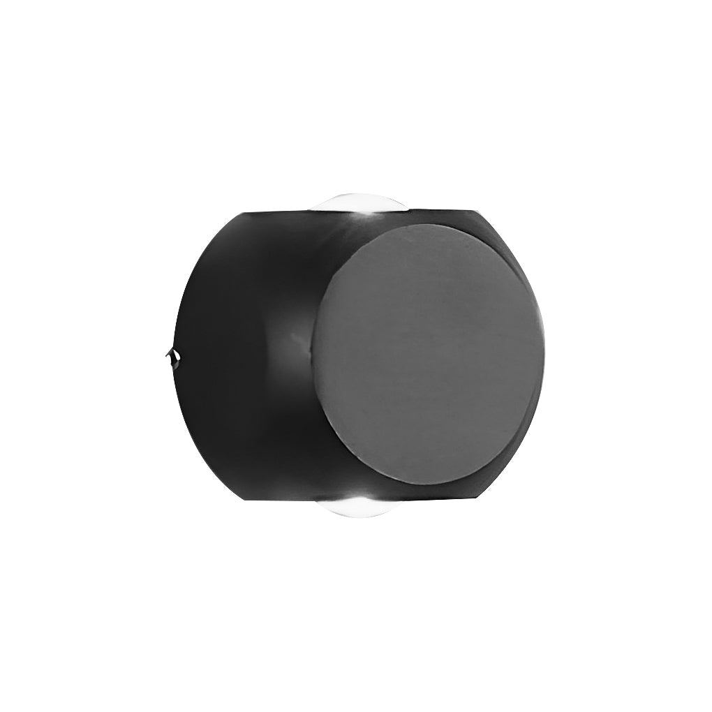 Silvery Modern Minimalist Metal Outdoor Sconce Wall Lamp