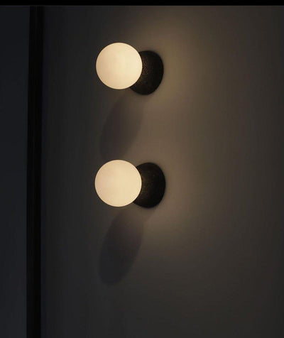 Eirinise Wall Lamp Concrete Opal Glass