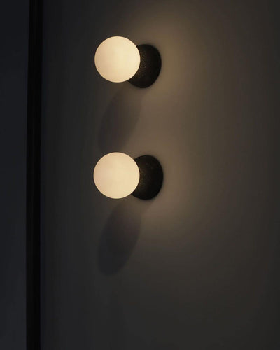 Eirinise Wall Lamp Concrete Opal Glass