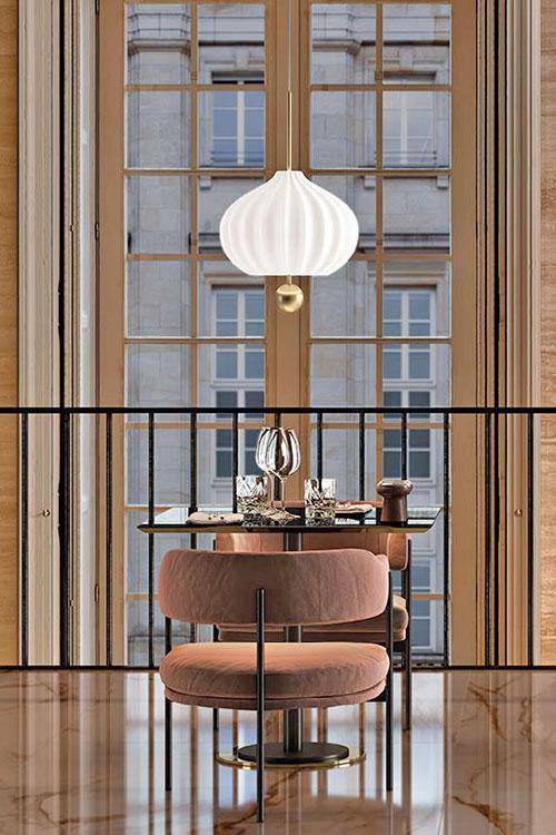 Pivh Vintage Brass Suspension Lamp