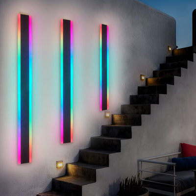 Frederick Linear RGB Modern Steel Outdoor Sconces