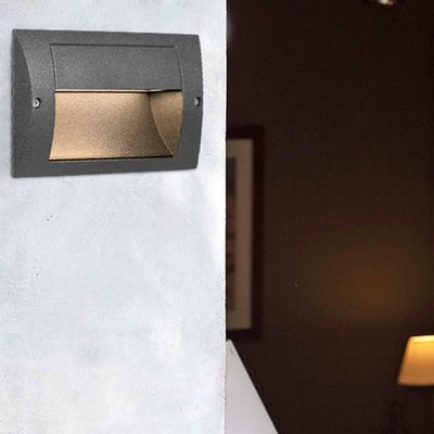 Domin Minimalist LED Aluminum Outdoor Step Wall Lamp
