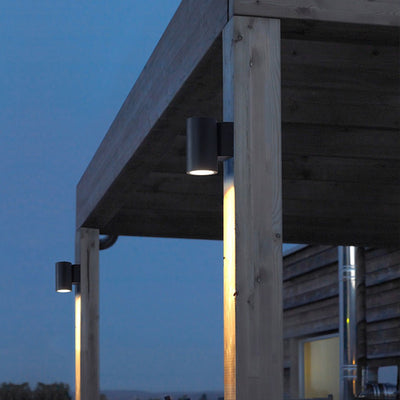 Gart Round LED Modern Aluminum Outdoor Wall Lights