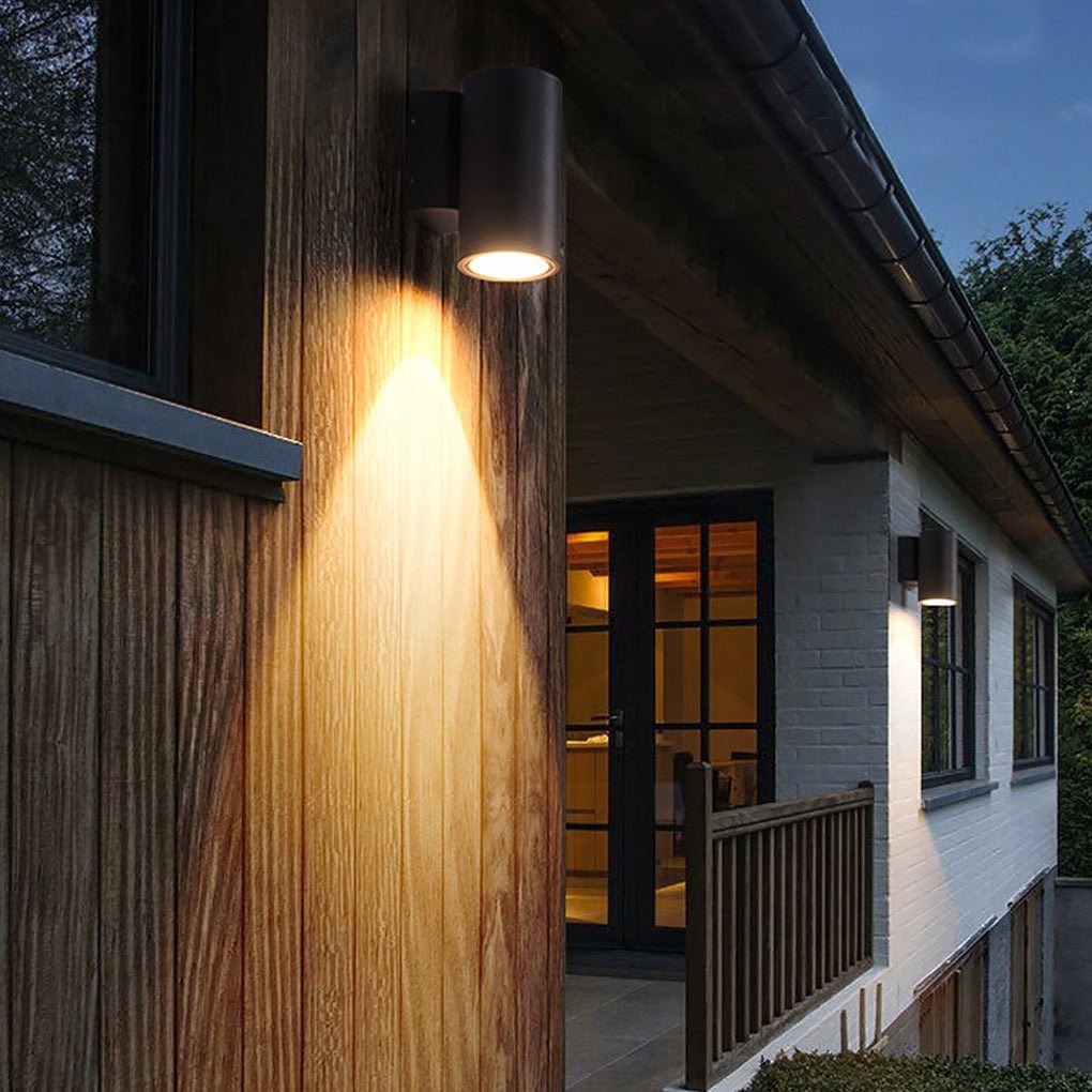 Gart Round LED Modern Aluminum Outdoor Wall Lights