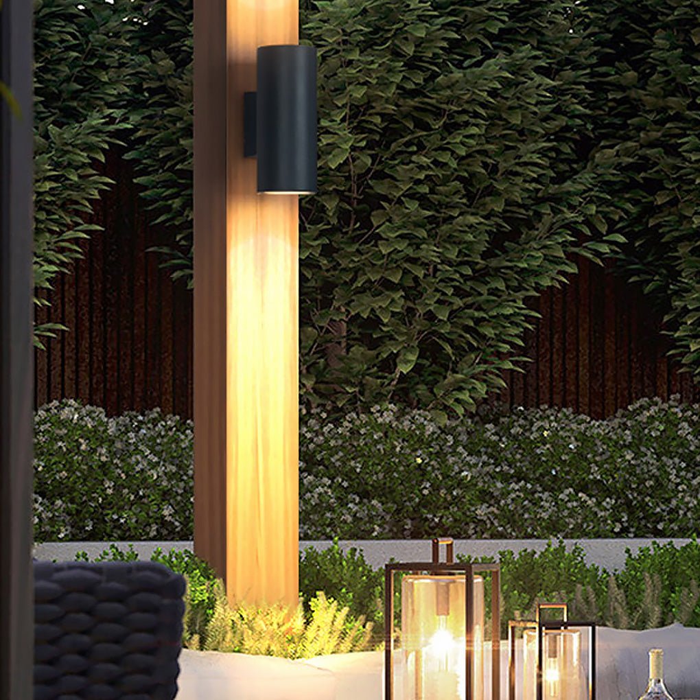 Gart Round LED Modern Aluminum Outdoor Wall Lights