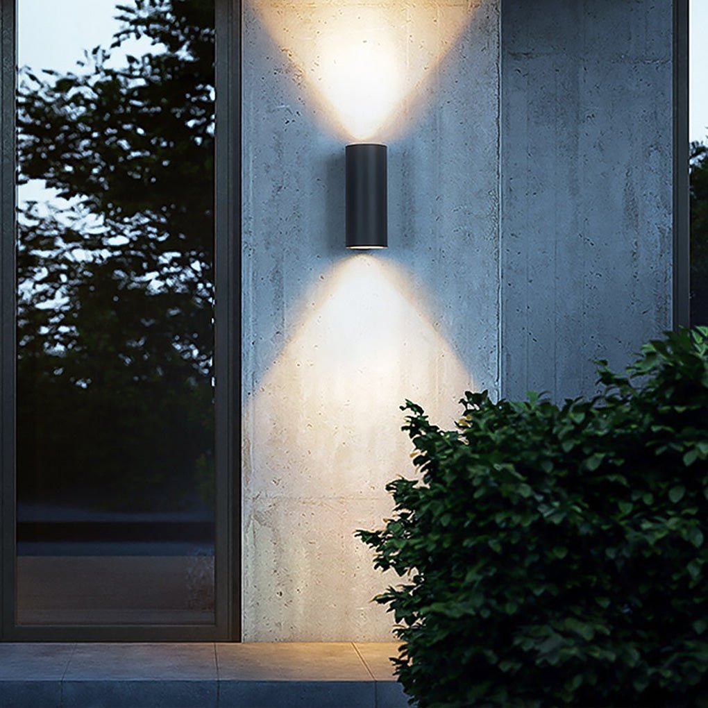 Gart Round LED Modern Aluminum Outdoor Wall Lights