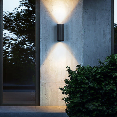Gart Round LED Modern Aluminum Outdoor Wall Lights