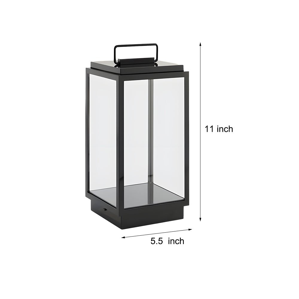 Jimmy Modern LED Portable Glass Outdoor Lanterns