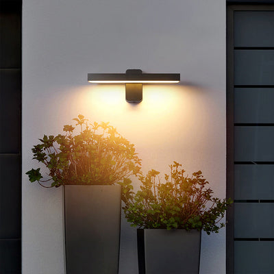 Garth LED Adjustable Storefront Aluminum Outdoor Wall Lights
