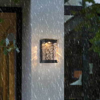 Emery Rectangular Aluminum Outdoor Wall Lights