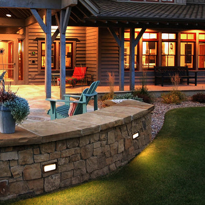 Sibley LED Steps Classic Aluminum Outdoor Lights