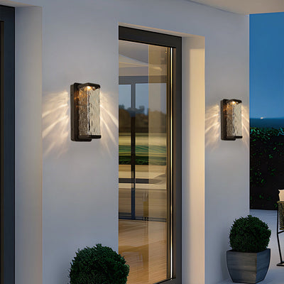 Emery Rectangular Aluminum Outdoor Wall Lights