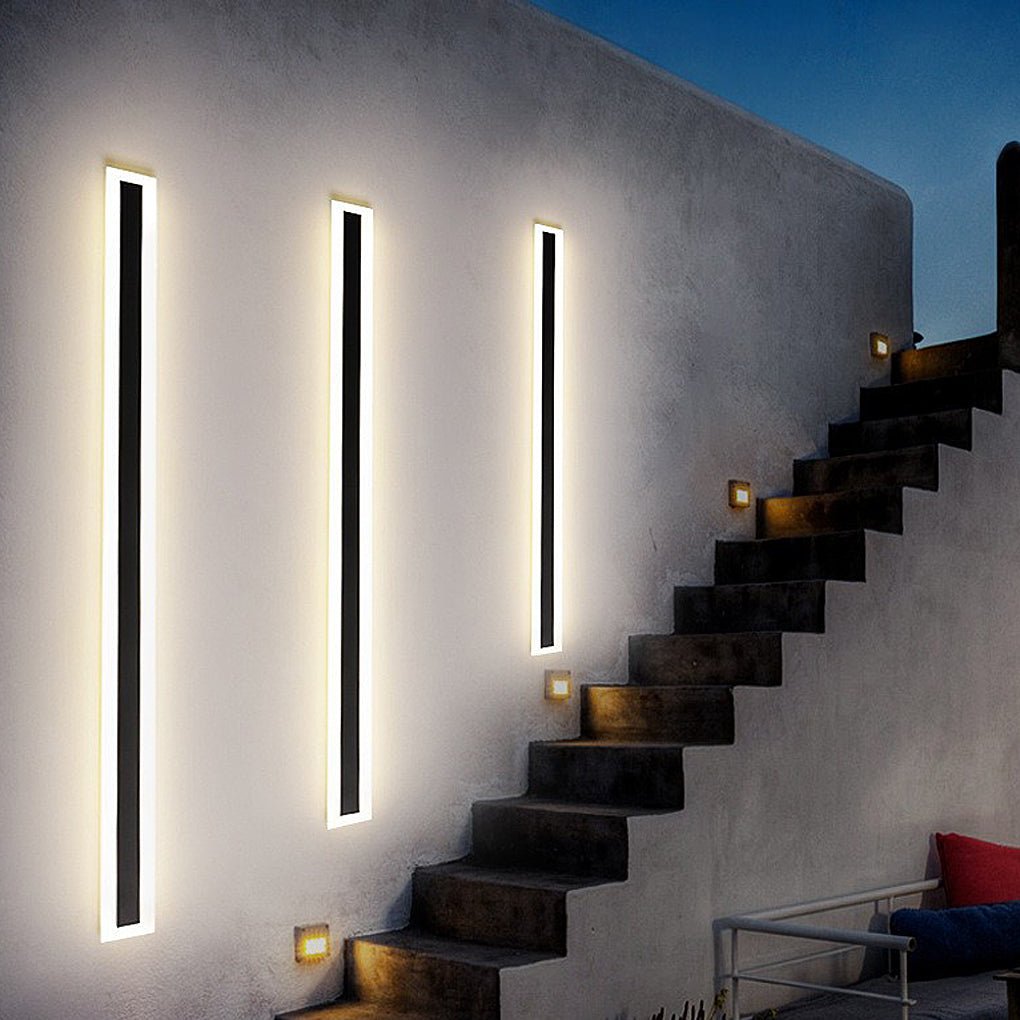 Conque Modern Iron Outdoor Sconce Wall Lamp Fixture