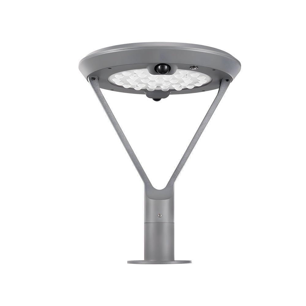 Horten Modern Round Dual LED Aluminum Outdoor Post Pillar Lamp
