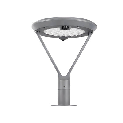 Horten Modern Round Dual LED Aluminum Outdoor Post Pillar Lamp