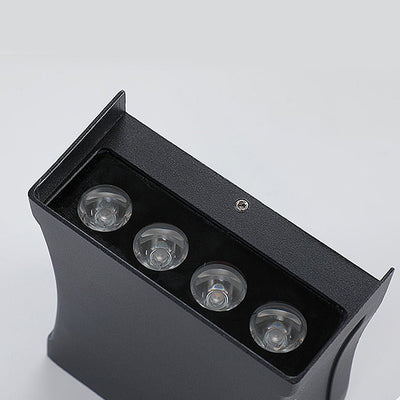 Lillin Classic Modern LED Aluminum Outdoor Wall Sconce