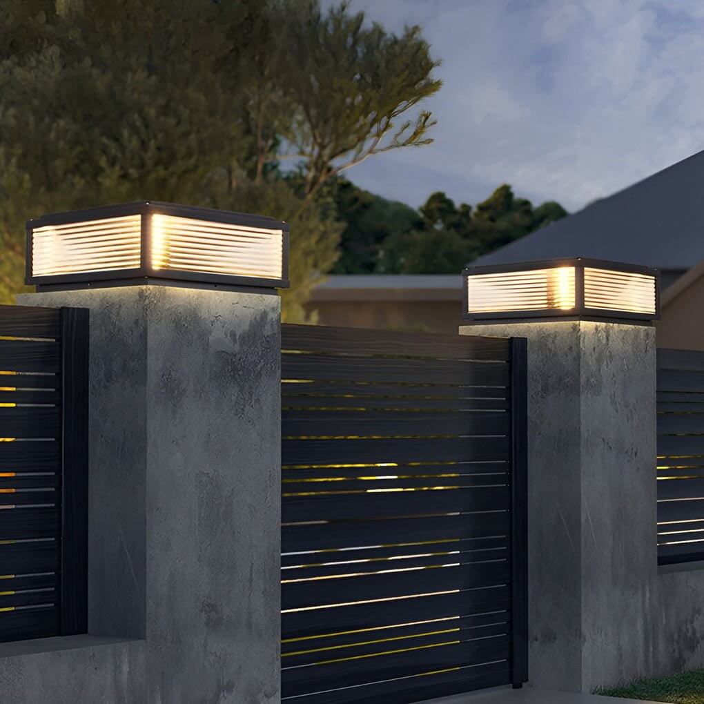 Handsome Modern Aluminum Pier Mount Pillar Light