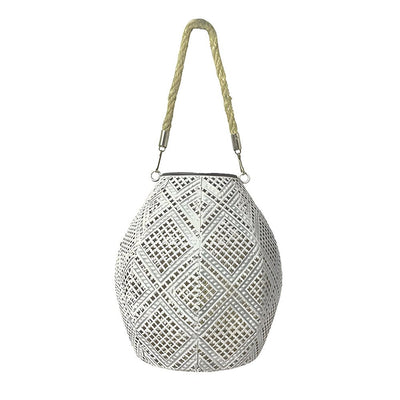 Cubn Moroccan Portable Solar LED Iron Outdoor Hanging Lantern