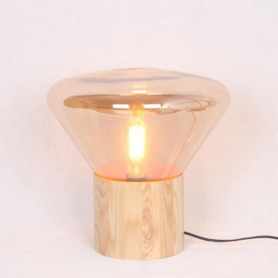 Sylirella Minimalist Wood Table Lamp