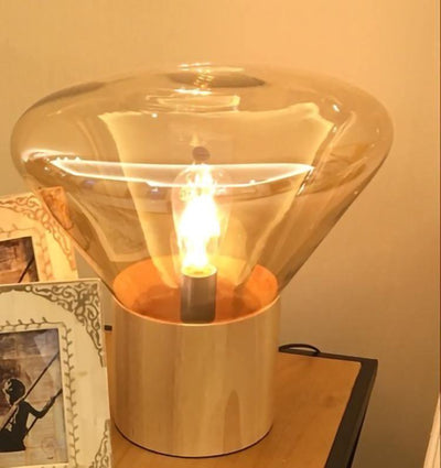 Sylirella Minimalist Wood Table Lamp