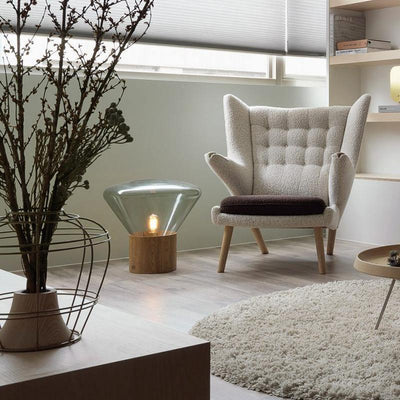 Sylirella Minimalist Wood Table Lamp