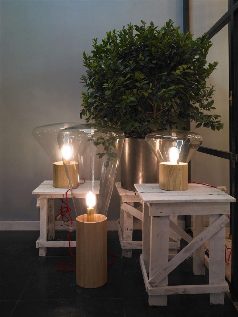 Sylirella Minimalist Wood Table Lamp