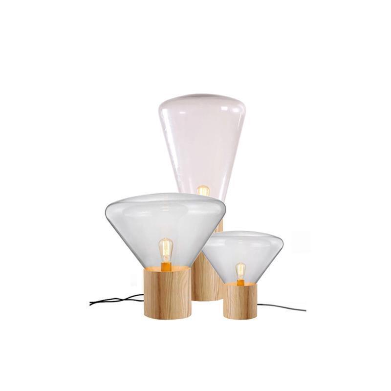 Sylirella Minimalist Wood Table Lamp