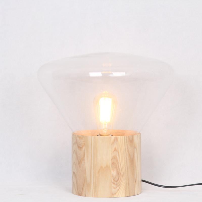 Sylirella Minimalist Wood Table Lamp