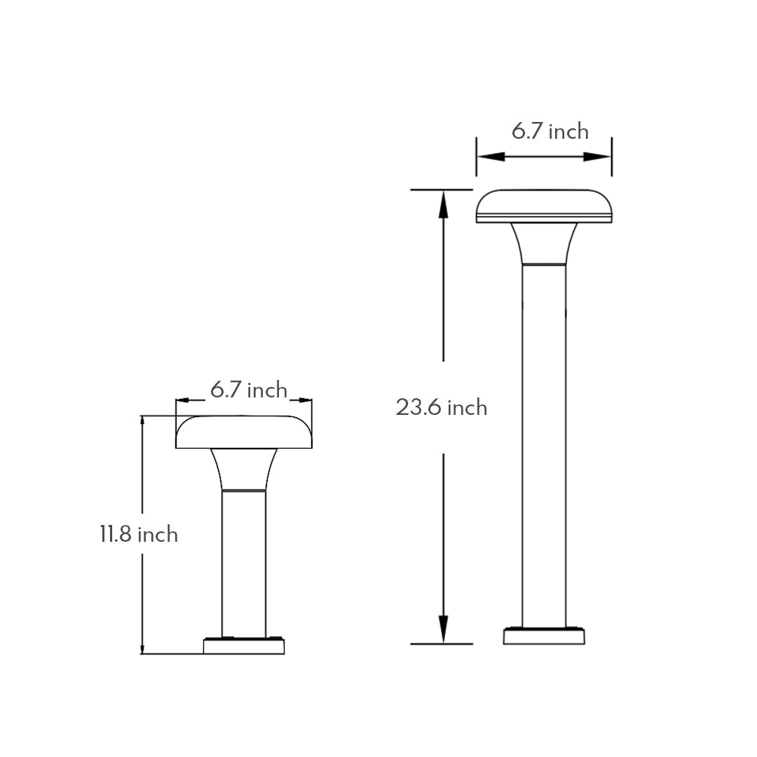 Eliot LED Lights Minimalist Aluminum Outdoor Light