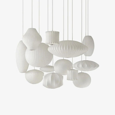 Bis Silk & Steel Pendant Lamp