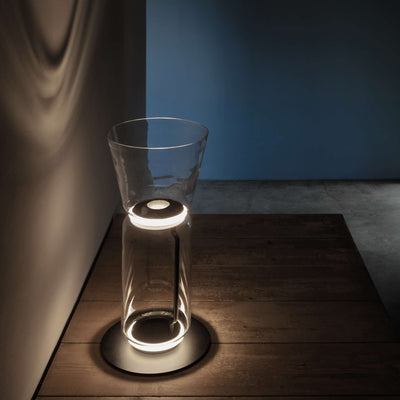 Lustra Floor Lamp Bamboo Glass - Neutral Decor