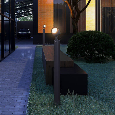 Luciana Nordic Minimalist LED Aluminum Outdoor Spotlight Post Light