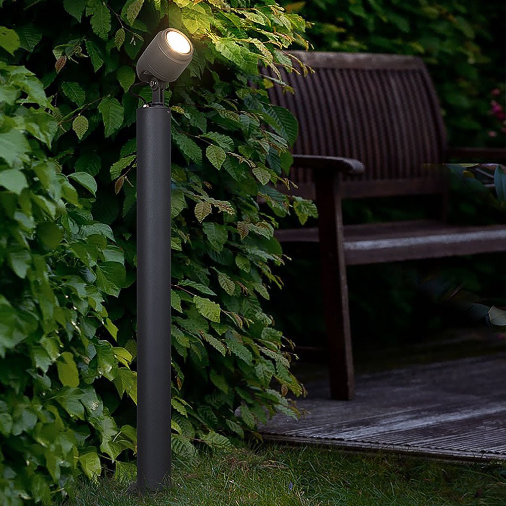 Luciana Nordic Minimalist LED Aluminum Outdoor Spotlight Post Light