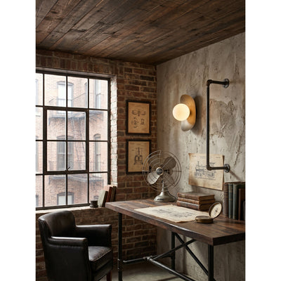 Aurecourt Brass Indoor Wall Light