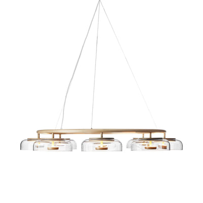 Aethera Circular Glass Chandelier