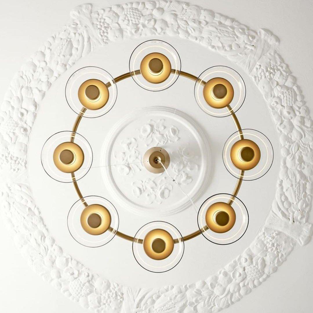Aethera Circular Glass Chandelier