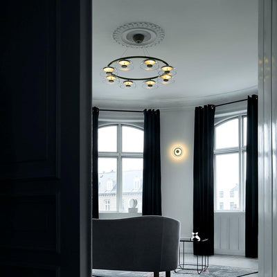 Aethera Circular Glass Chandelier