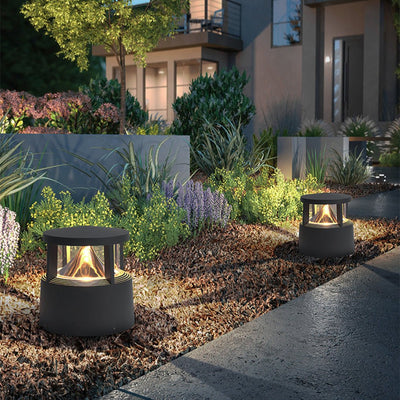 Logan Fence Landscape Aluminum Outdoor Lawn Post Light
