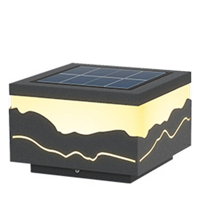 Farmer Fence Post LED Peaks Landscape  Steel Outdoor Light