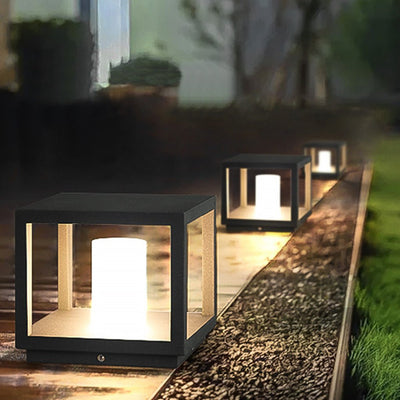 Des Decorative LED Solar Landscape Aluminum Outdoor Post Lights