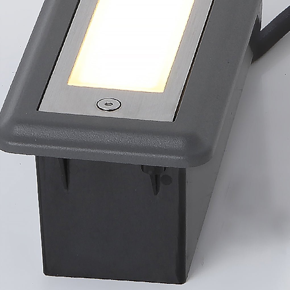 Many LED Embedded Aluminum Outdoor Steps Lights
