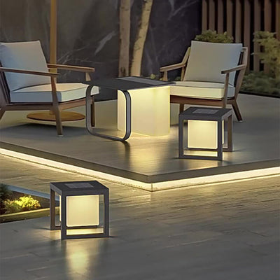 Loly Multi-Functional Tables Steel Outdoor Floor Lamps