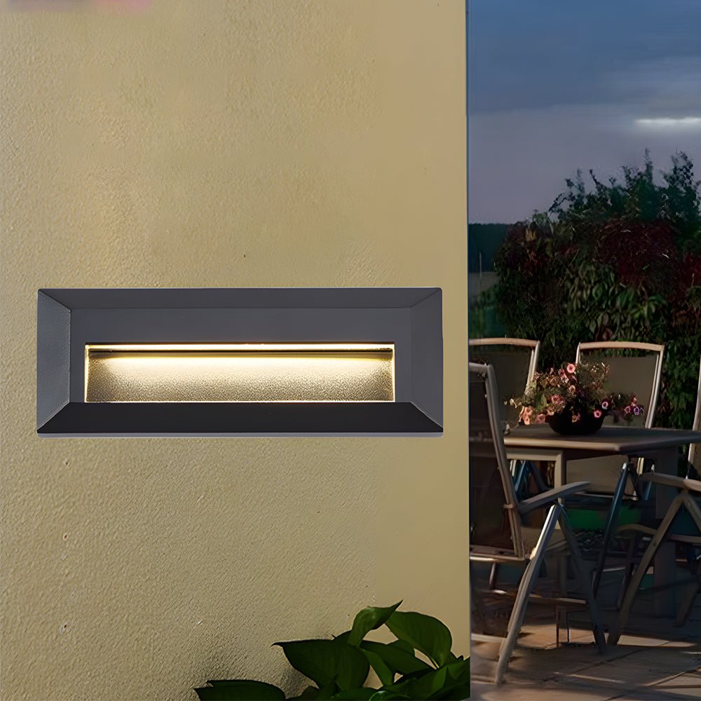Soea Modern Aluminum Outdoor Wall-Mounted Step Lights