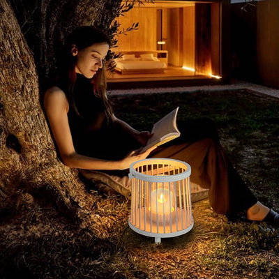 Victoria Portable Cage Landscape Steel Outdoor Light