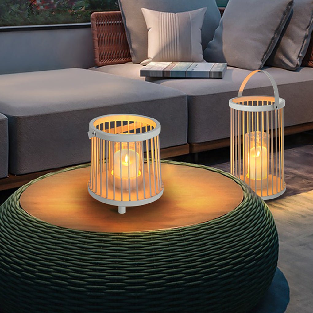 Victoria Portable Cage Landscape Steel Outdoor Light
