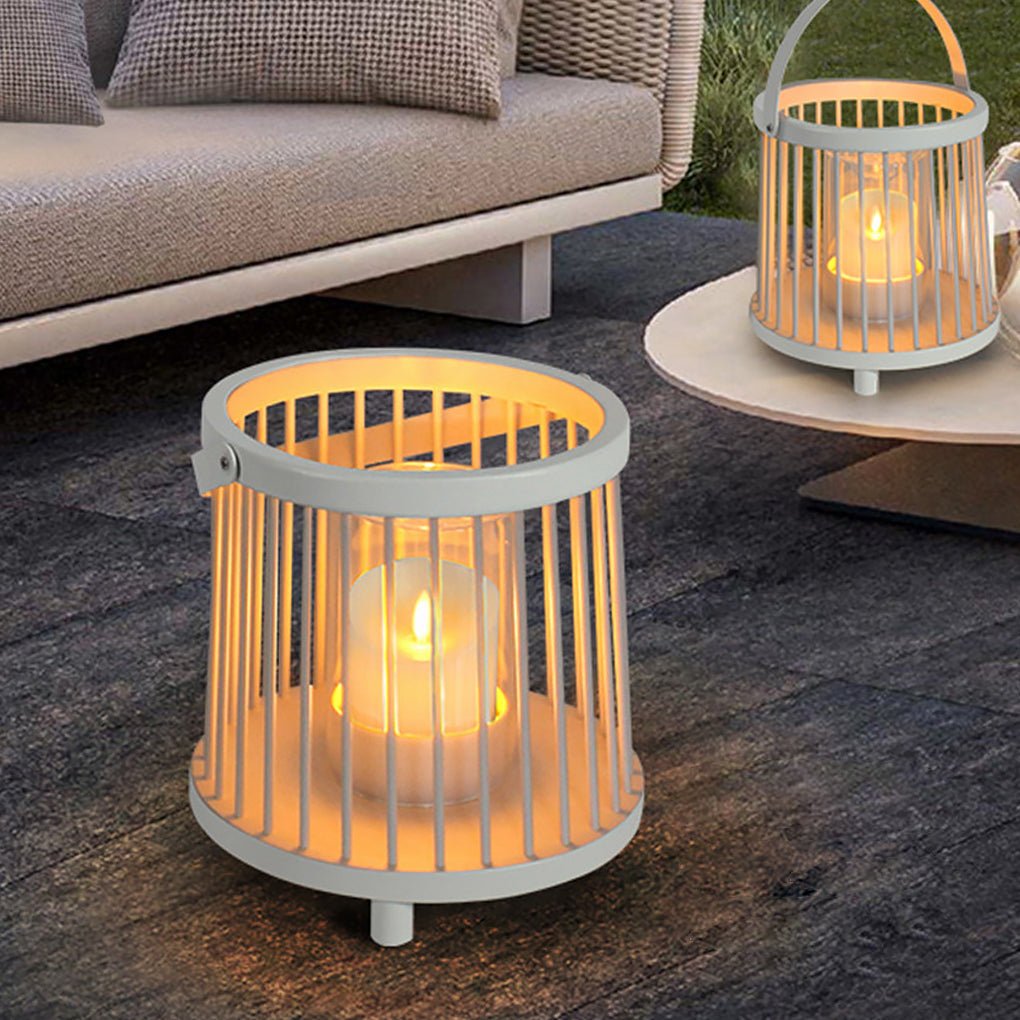 Victoria Portable Cage Landscape Steel Outdoor Light