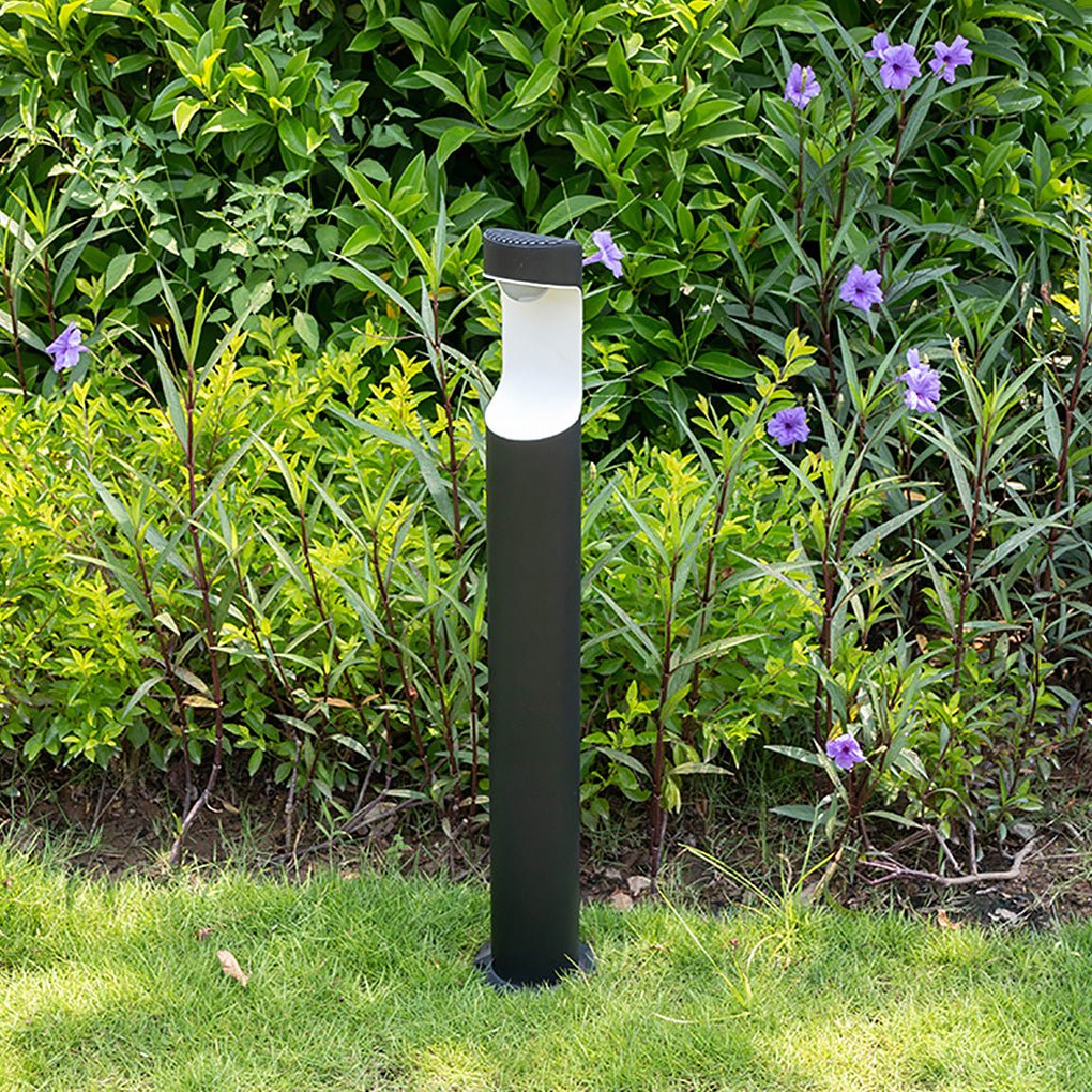 Thresher Modern Moon Aluminum Outdoor Post Light
