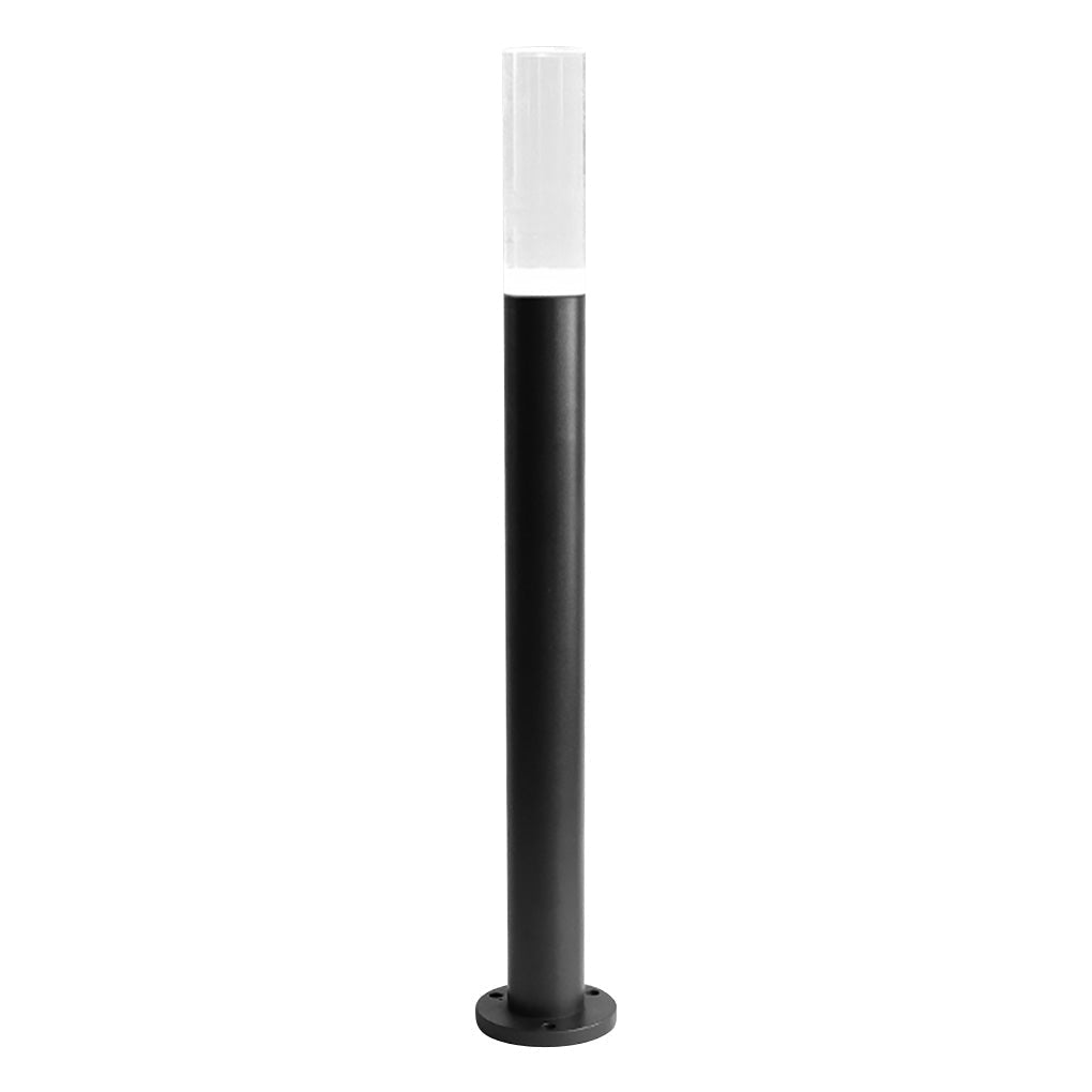 Ryan Transparent Modern Aluminum Outdoor Pathway Bollard Lights