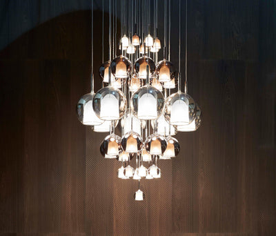 Lioranira Pendant Lamp Smoked Glass Round